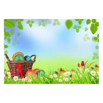 

Green leaves Easter day photo backdrops vinyl baby shower photography backgrounds for photography Studio kits fotografia GE-181