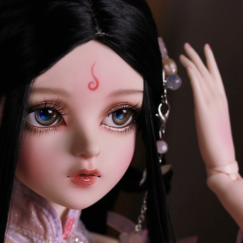 EVA BJD 1/3 Китайская классическая красота ручной работы макияж 24 дюйма 60 см+ стеклянные глаза+ аксессуары парики одежда обувь полный набор подарок