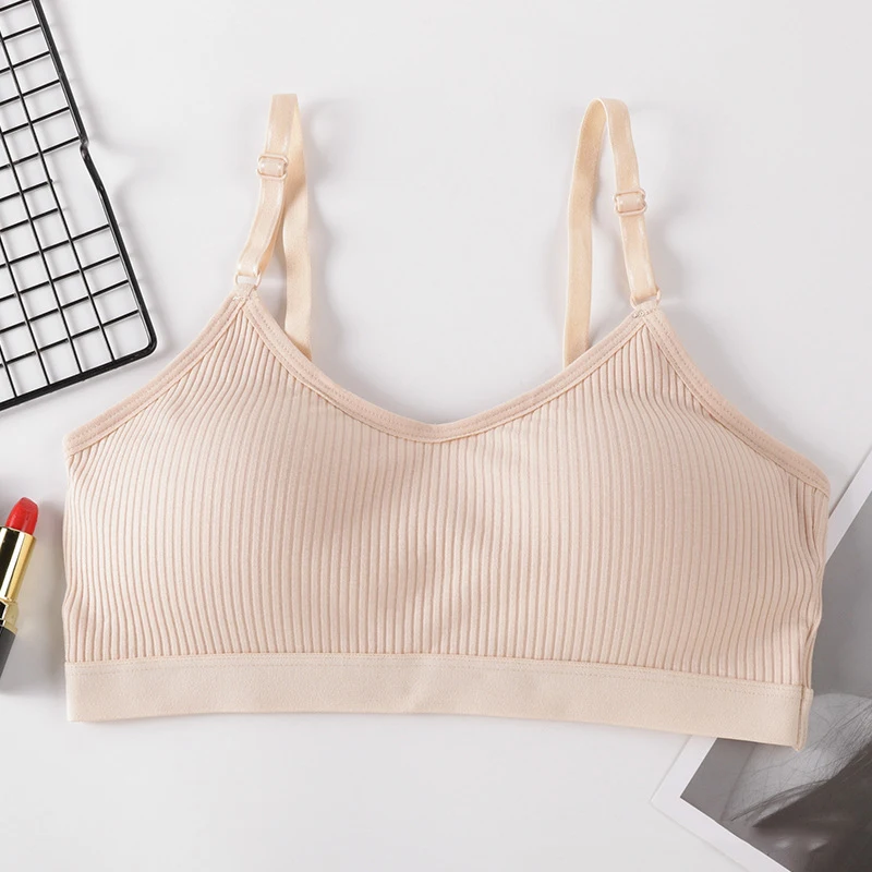 Women's Tube Top Beauty Back Thread Wrapped Chest Sports Bra Adjustable Strap With Chest Pad Gym Fitness Sleep Cotton Underwear women lingerie bra women tube tops