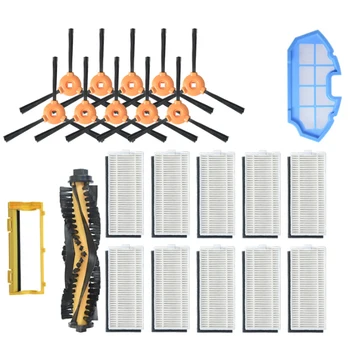 

23Pcs Suitable for Ecovacs Deebot N79S ing Robot Accessories Hepa Filter Side Brush Filter Main Brush