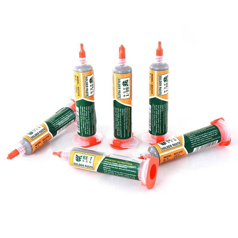 magnetic welding holder 10cc Syringe Liquid Flux Soldering Paste Welding Tool Medium Temperature Melting Point 183C Tin Solder Paste Soldering Part Tool welding helmets