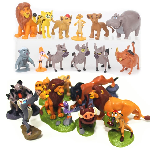 12pcs / set Le Roi Lion Lion Garde Action Figure Jouet Cadeaux