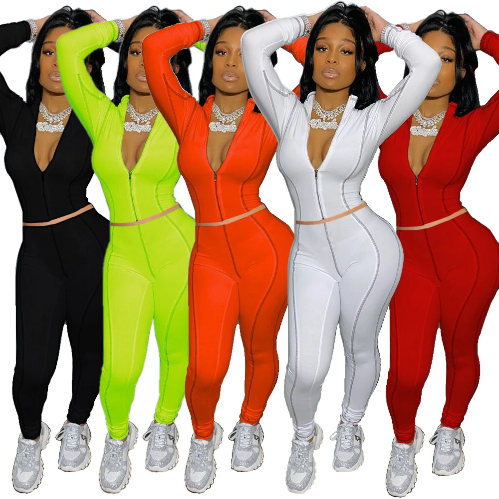 Adogirl Casual Striped Zipper Two Piece Set Sporty Fitness Tracksuit S-2XL shorts co ord