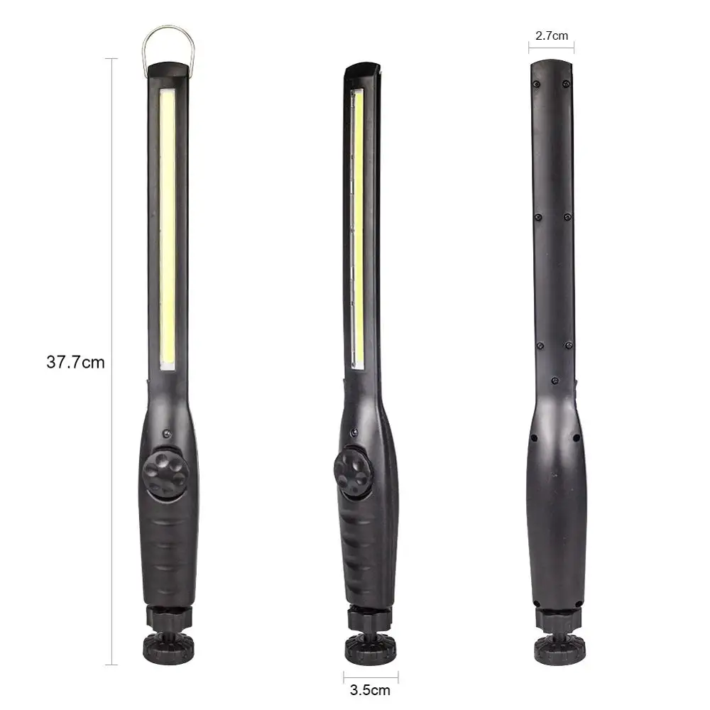 Meijuner COB вспышка светильник высокой мощности светодиодный перезаряжаемый рабочий светильник тонкий USB инспекционный светильник фонарь светильник поворотный переключатель B01