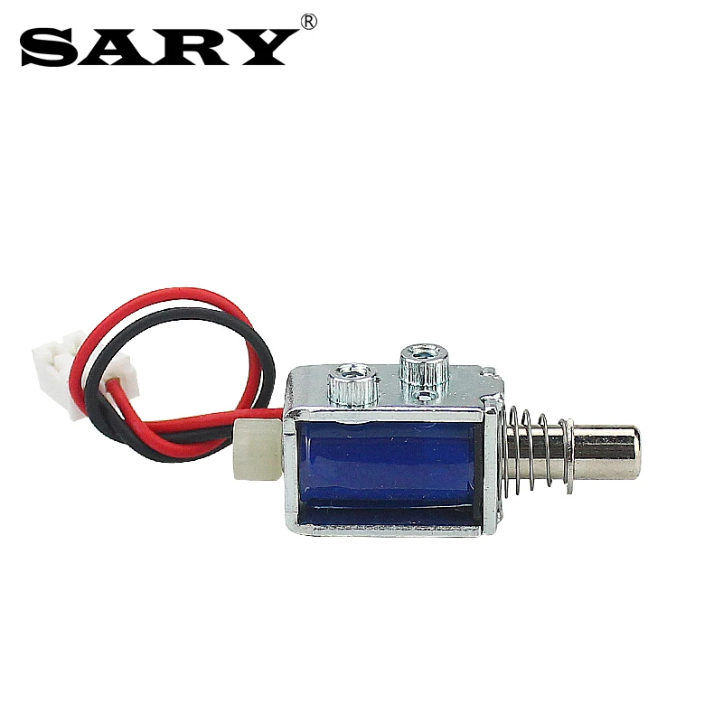 Mini DC 5V Electric Control Lock Ultra-small 12V Electric Bolt Lock Mini Electromagnetic Coil Electromagnet Telescopic Rod