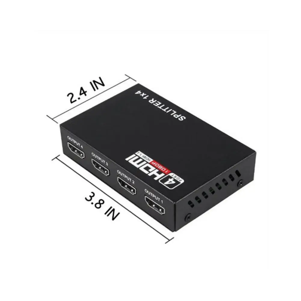 4 порта 4K* 2K 1080P Переключатель HDMI Переключатель Селектор 1x4 DVD для HDTV проектор мультимедийный разветвитель HD коробка ультра PS4 PS3 M5Y1