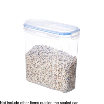 

Keeper Container Cereal Large Capacity Non Slip Scale Display Plastic Sugar Food Grade Kitchen Dispenser Storage Removable Cover