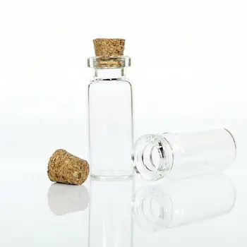 

20*50MM 10 ML Mini Glass Bottles SAE Fortion 4Pcs Empty Accessories Sample Stoppers For DIY With Cork Decoration Craft Jars Z9R9