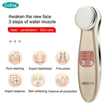 Cofoe омоложение лица инструмент красоты EMS ионная микротоковая машина для подтяжки лица устройство для лица Массажер вибрационный очиститель кожи