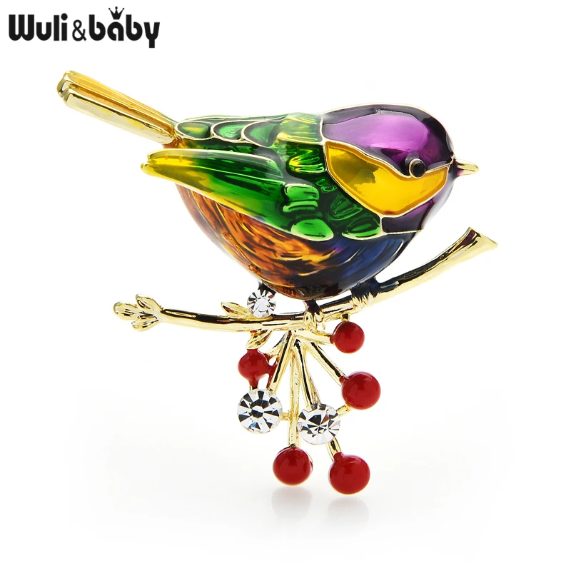 Colorful Bird Enamel Brooch 5