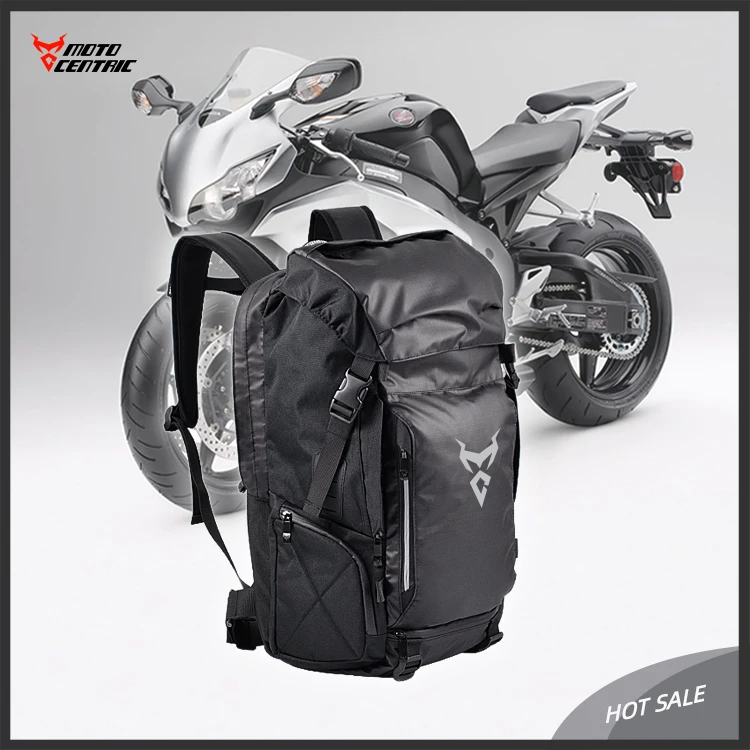 Водонепроницаемая мотоциклетная сумка, рюкзак для мотокросса и шлема, сумка на заднее сиденье, вместительная сумка для езды на мотоцикле, сумка для путешествий, верхний чехол - Название цвета: gray