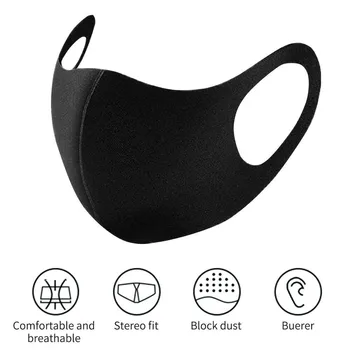 

1/3/5/10/20pcs Face Masks With Carbon Filter Washable Reusable Sponge Mask Dust-proof Mouth Cover Protection Masks Breathable