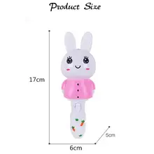 Милый кролик палочки игрушка с мигающими и музыкальными ручными светящимися музыкальными палочками обучающая игрушка подарок для детей