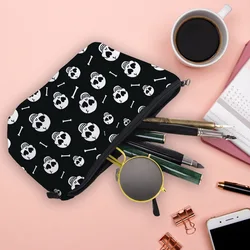Bag Skull Makeup Bags Print Travel Storage Organizer for Cosmetics Floral Cute Bag Cosmetic Bag Skull Purses