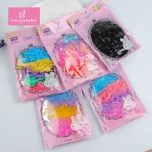 Детская цветная Резиновая лента для волос в Корейском стиле, для маленьких девочек, для завязывания волос, неодноразовые, очень тянущиеся, прочные, постоянно тянущиеся