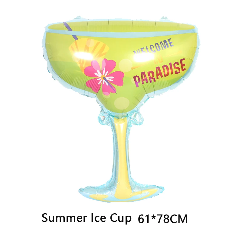 Ice Cup 1 шт, дня рождения, свадьбы, годовщины вечерние гелия Фольга бокал для шампанского для виски, коктейлей воздушные шары украшения для взрослых и детей детские теплозащитные воздушные Globos - Цвет: Ice Cup