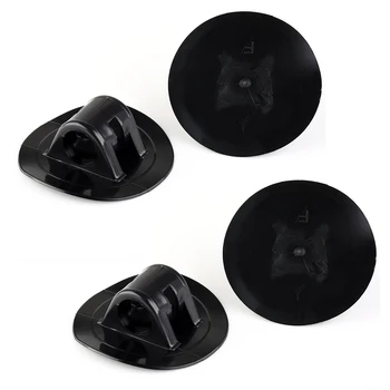 

4pcs Motor Racket Fixing Hook Inflatable Boat Part Holders Small Vertical Kayak Lightweight Black Canoe Engine Mount Grommet