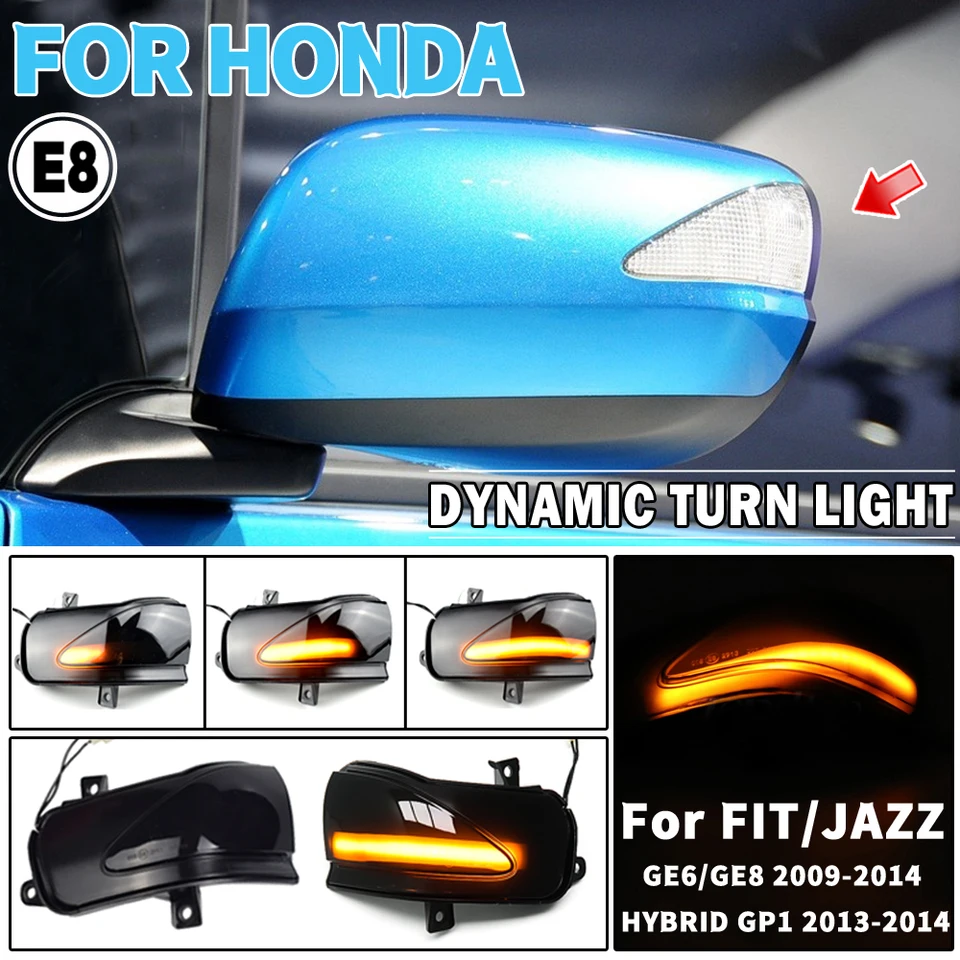 Achteruitkijkspiegel Behuizing Zijspiegelkap Geschikt Voor Honda FIT Jazz Ge6 Ge8 2009 2010 2011 2012 2013 Auto Aangepaste Accessoires