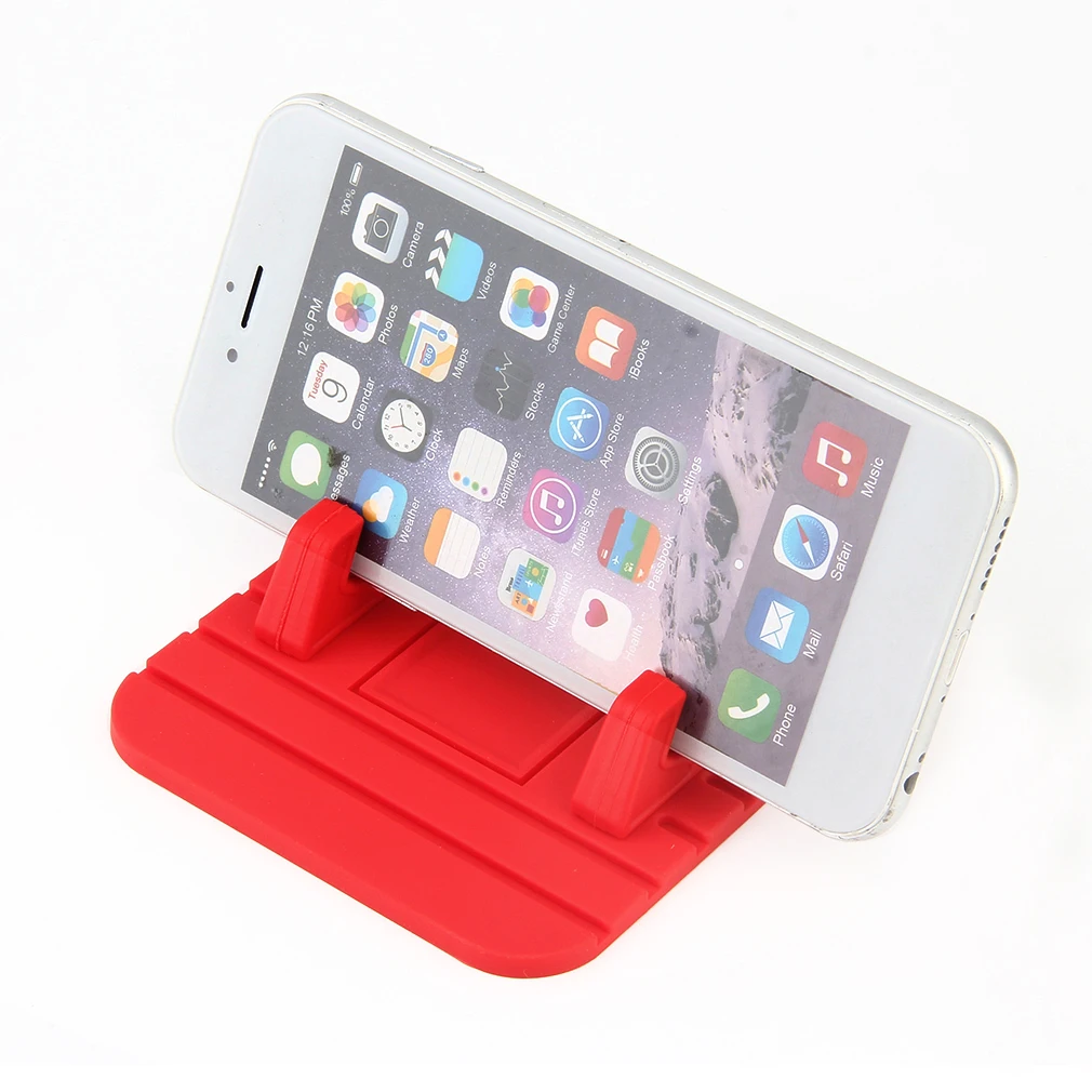  Universal Auto Fahrzeug Smart Handys Silikon Halterung Stehen Tragbare Telefon Anti-slip GPS Naviga