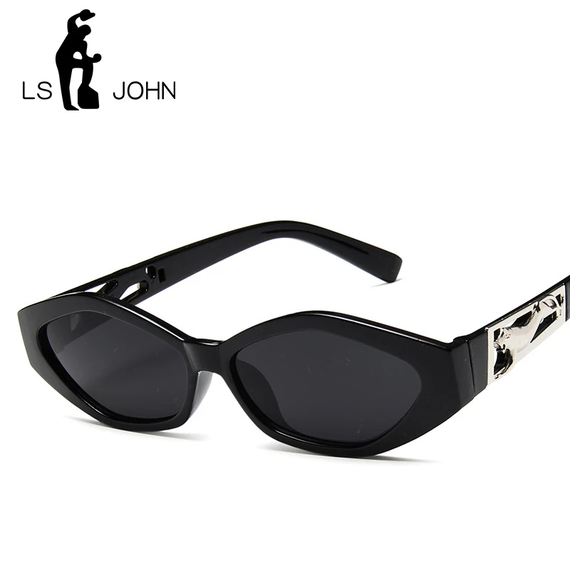 Овальные Солнцезащитные очки LS JOHN для женщин и мужчин винтажные маленькие
