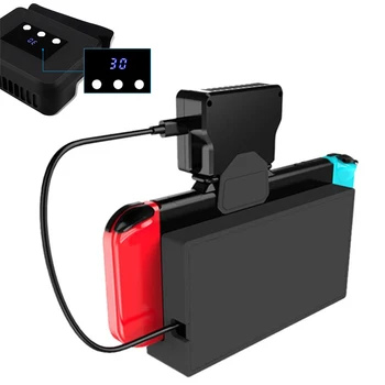 

For Nintendo Switch Dock Station External Cooler USB Cooling Fan NS Original Stand Game Console Dock Cooler LED Display Radiator
