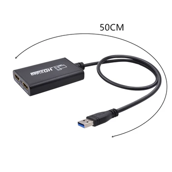 

USB3.0 Video Capture Card HD Game Live Capture Card HDMI1080P 60 Frames 3.5mm Voice Input for E-sports Video Conference Live