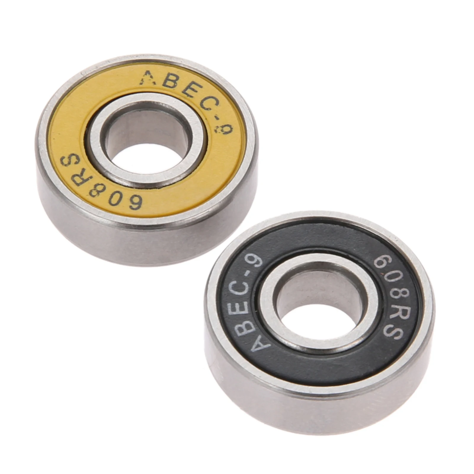 10 шт. ABEC-9 608RS подшипники для катания на коньках стальной глубокий шаровой подшипник Тип 8x22x7 мм подшипники роликовые коньки колеса аксессуары