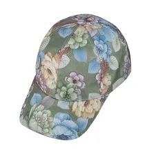 Sleeper# P501 новые кепки женские летние бейсбольные Булочки с цветочным принтом, шляпа от солнца, шапка, повседневная одежда, подарки
