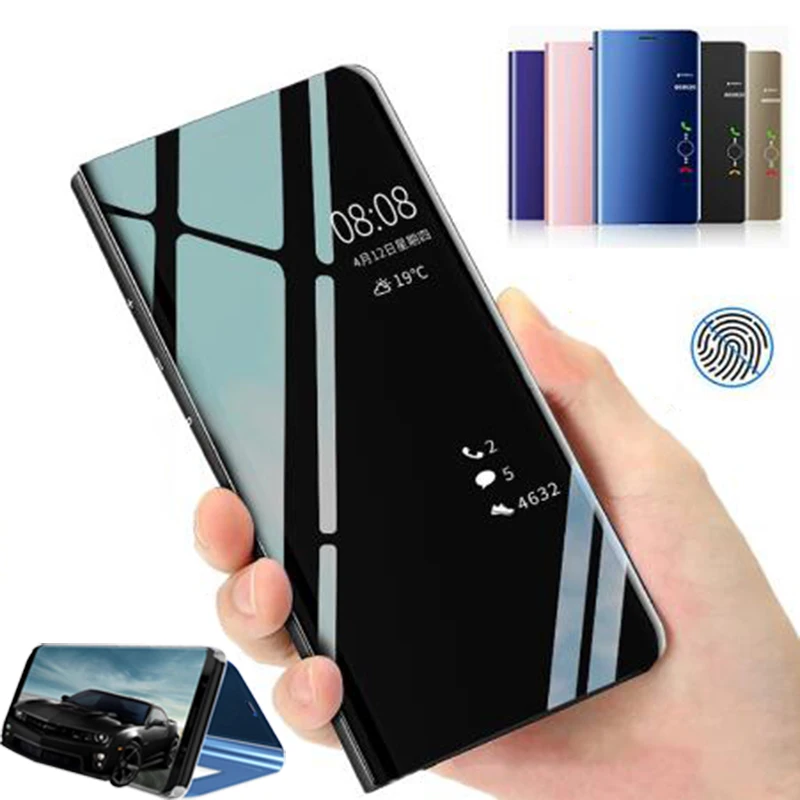 

Smart Mirror Flip Case For LG G8 V50 V40 V30 Protective Cover Fundas Capa