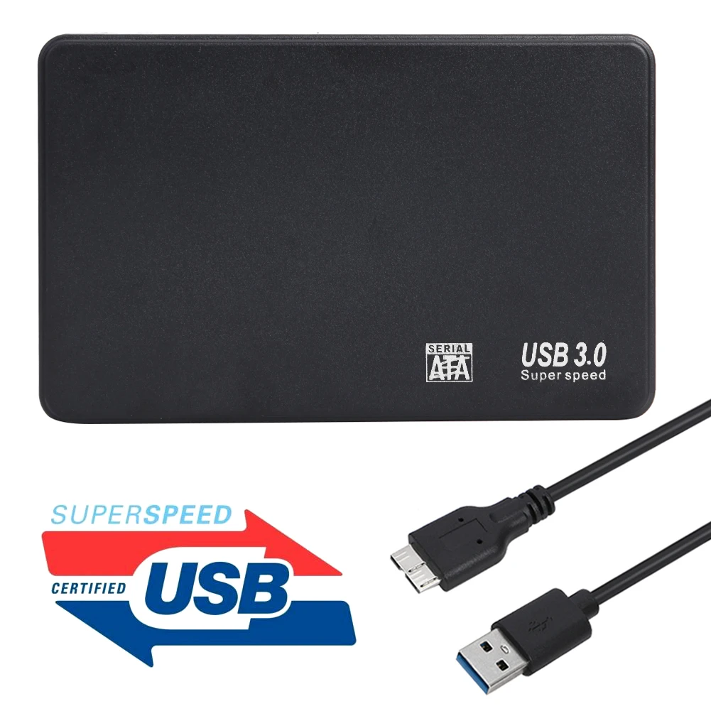 USB 3.0 Hard Drive Case Mobile Enclosure 2.5 inch Serial Port SATA HDD SSD Adapter External Box Support 3TB for Laptop Notebook |
