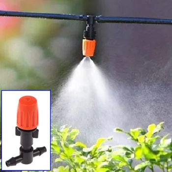 

25x Adjustable Misting Nozzle Head Adapter Sprinkle Irrigation Dripper Garden