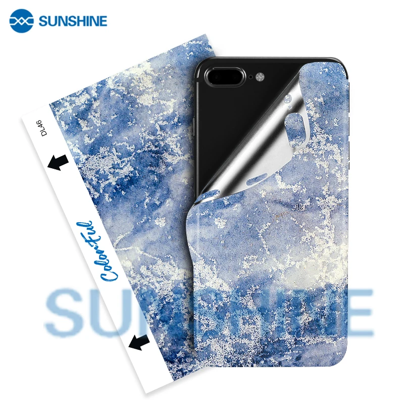 SUNSHINE Мрамор серии задняя крышка протектор Стикеры для солнечного света SS 890C