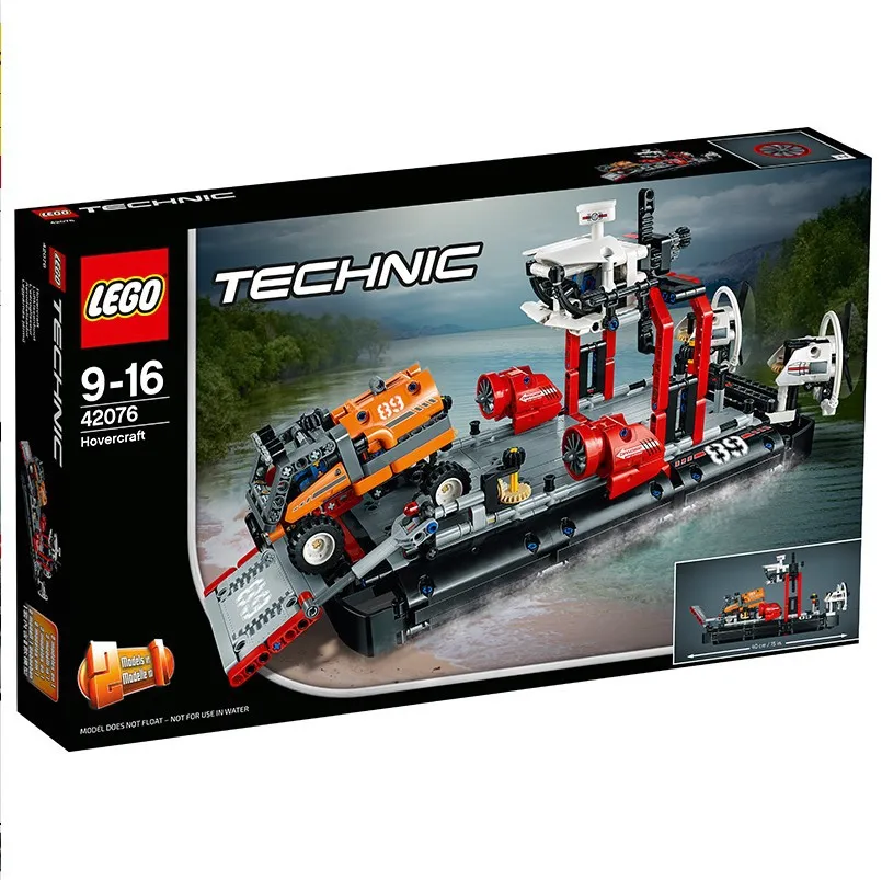 

January New Products Le/Go Machinery Group 42076 Air Cushion Ferry Technic Children Building Blocks Toy