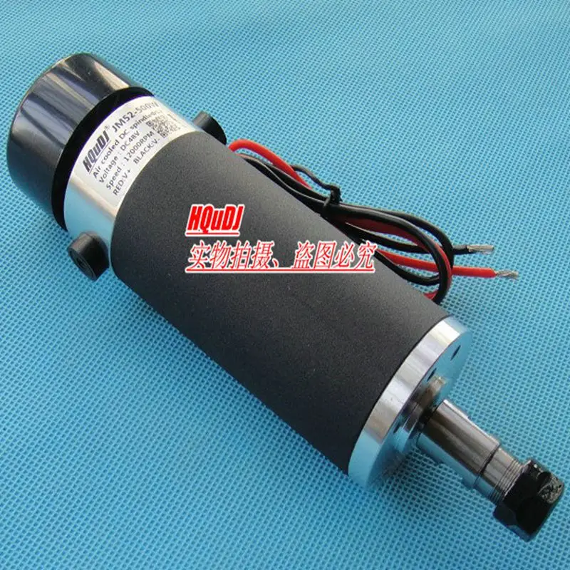 Внешний угольные щетки шлифовальные ER11 48V 500W кисти высокого Скорость с воздушным охлаждением двигателя шпинделя Гравировка машины PCB шпинделя