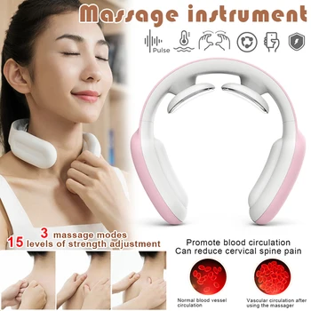 

New Hot Neck Intelligent Neck Massager USB Intelligent Remote Control Back Adjustable Massage USJ99