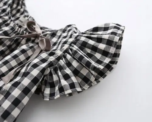 Kids-Baby-Girls-Princess-Checks-Dress-Casual-Sundress-Clothes-Dresses-Outfit-Top