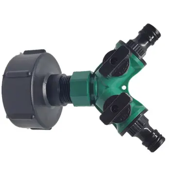 

Double-head Nozzle IBC Tank Valve Quick Hose Connector Fitting Coarse Thread