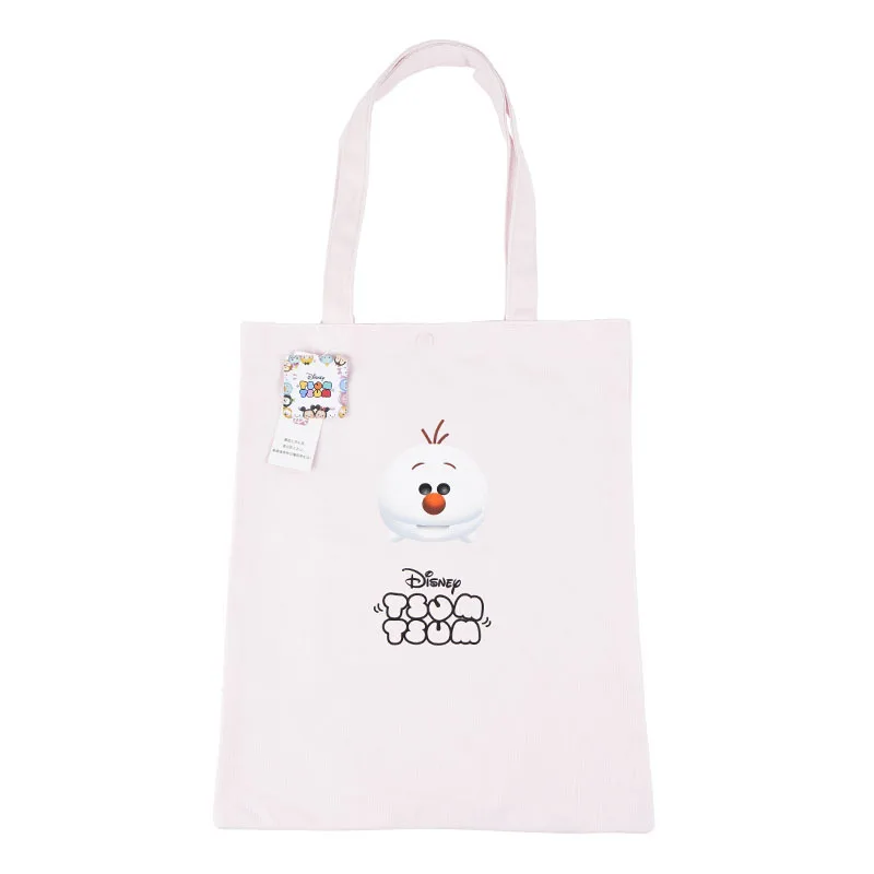 1 шт. натуральная сумка disney Minne Frozen Olaf стежка мультфильм холст сумка для отдыха женский Микки Маус сумки школьная дорожная сумка
