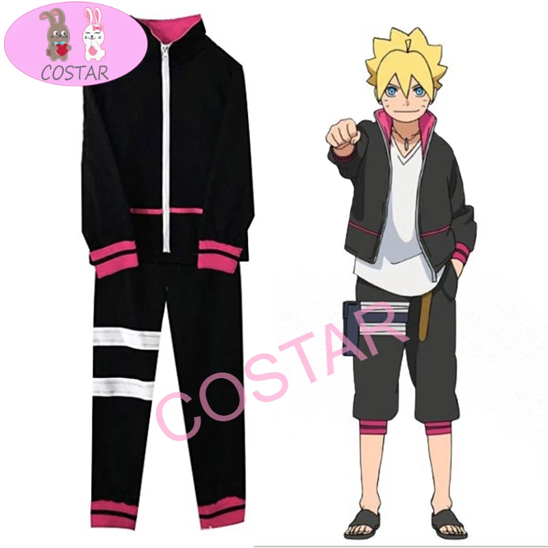 

COSTAR Anime Boruto Next Generations Cosplay Costumes Boruto Uzumaki Cosplay Costume Uniforms Halloween Party Bolt Game Costume