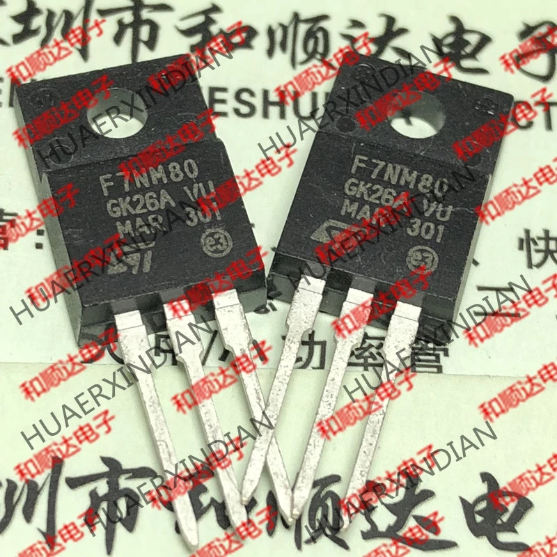 10 шт./лот и STF7NM80 F7NM80 TO-220F 800V 7A