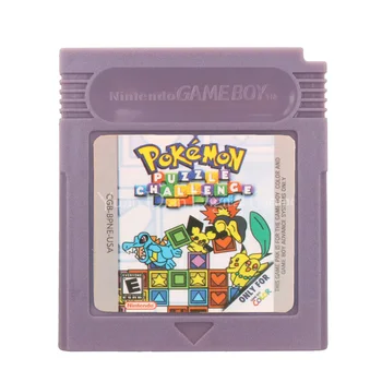 

For Nintendo GBC Video Game Cartridge Console Card Poke Series Puzzle Challenge English Language Version