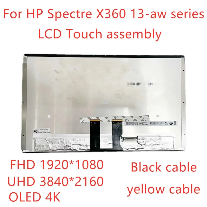 

For HP Spectre X360 13-aw ALL Series LCD Touch Screen Display Digitizer assembly replacement 13.3" 13-aw0081nr aw2054na 0013dx