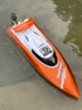 Medium RC Watercraft Feilun FT009 WL912 Remote Control Boat W/1500mah Battery 4WD 2.4G Fast 35km/h For Boys Hobby  On Lake Sea 5