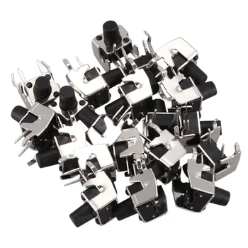 

20 Pcs Momentary Right Angle Tactile Tact Push Button Switch 6 x 6mm x 8mm