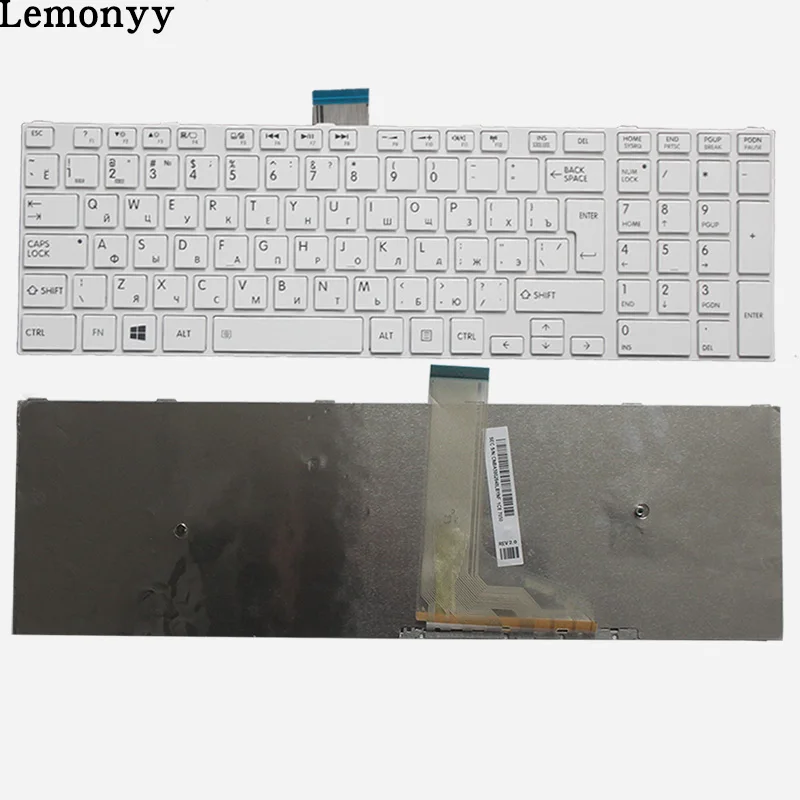  RU Keyboard for Toshiba Satellite C50-A C50-A506 C50D-A C55T-A C55-A C55D-A Russian Laptop Keyboard