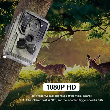 

Infrared Night Vision Outdoor 12MP1080P HD Video Motion Detection Trail Camera Wildlife Game Surveillance Camping Fast Trigger