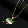 Syria Map Flag Pendant Necklaces Fashion Syrians Map Jewelry 5