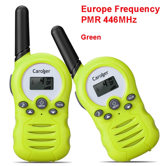 EU green Caroger 22/8 канал 2 шт. иди и болтай Walkie Talkie S FRS/GMRS 462/467/446 МГц двухстороннее радио 2 км Диапазон ручной домофон с камуфляжным принтом - Цвет: EU green