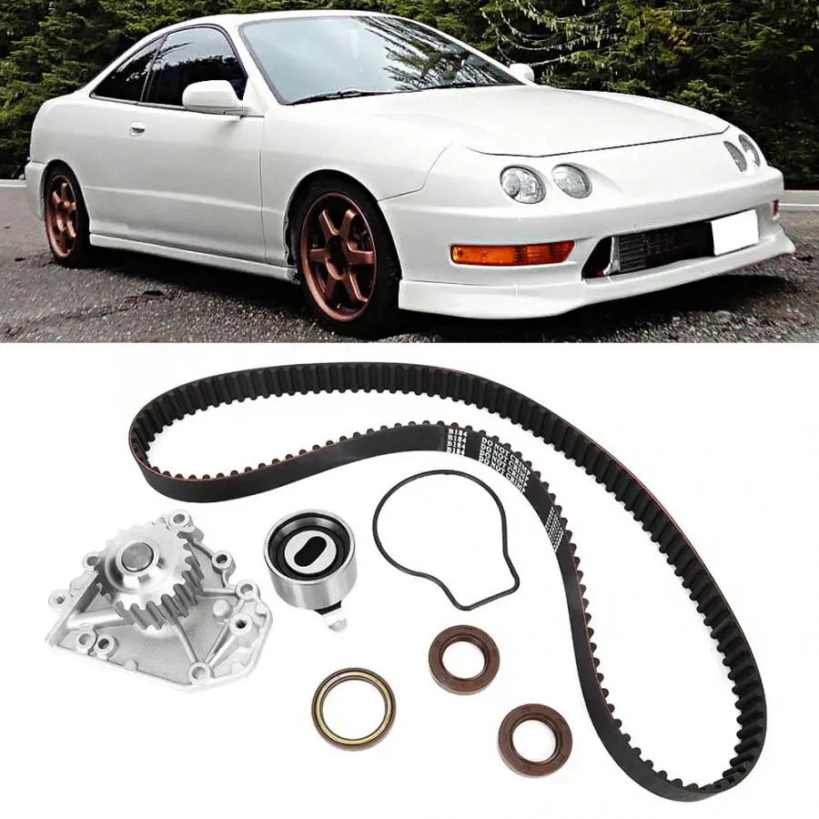 Набор зубчатого ремня водяной клапан насоса крышка подходит для Acura Integra 1.8L 1990 1991 1992 1993 1994 1995 покрытие автомобиля