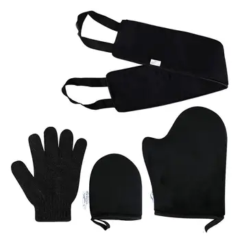 

1 Set Body Exfoliating Rub Creative Useful Practical Exfoliating Mitten Exfoliating Gloves Lotion Applicator for Lady Man Women